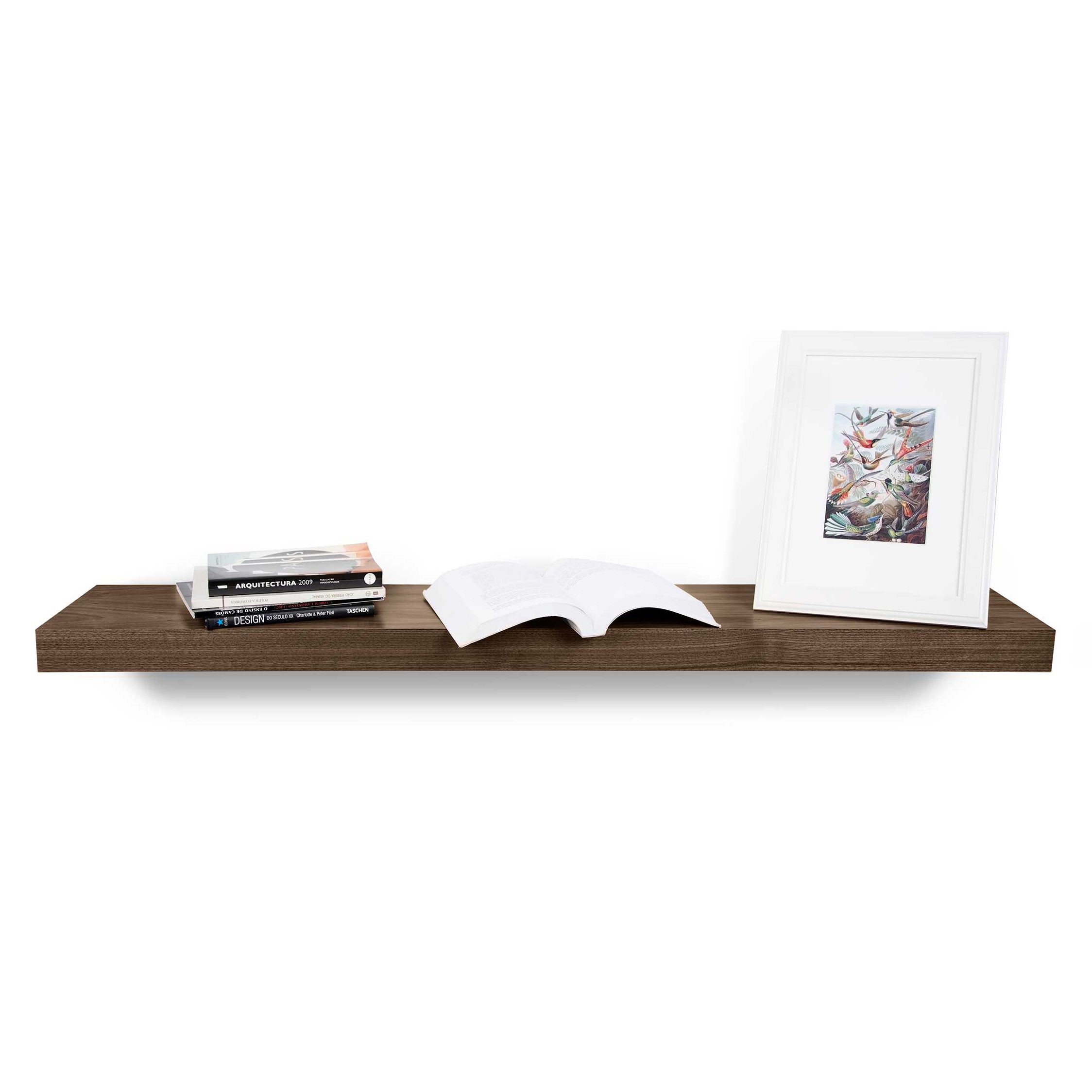 Tablette murale Balda 120cm - noyer