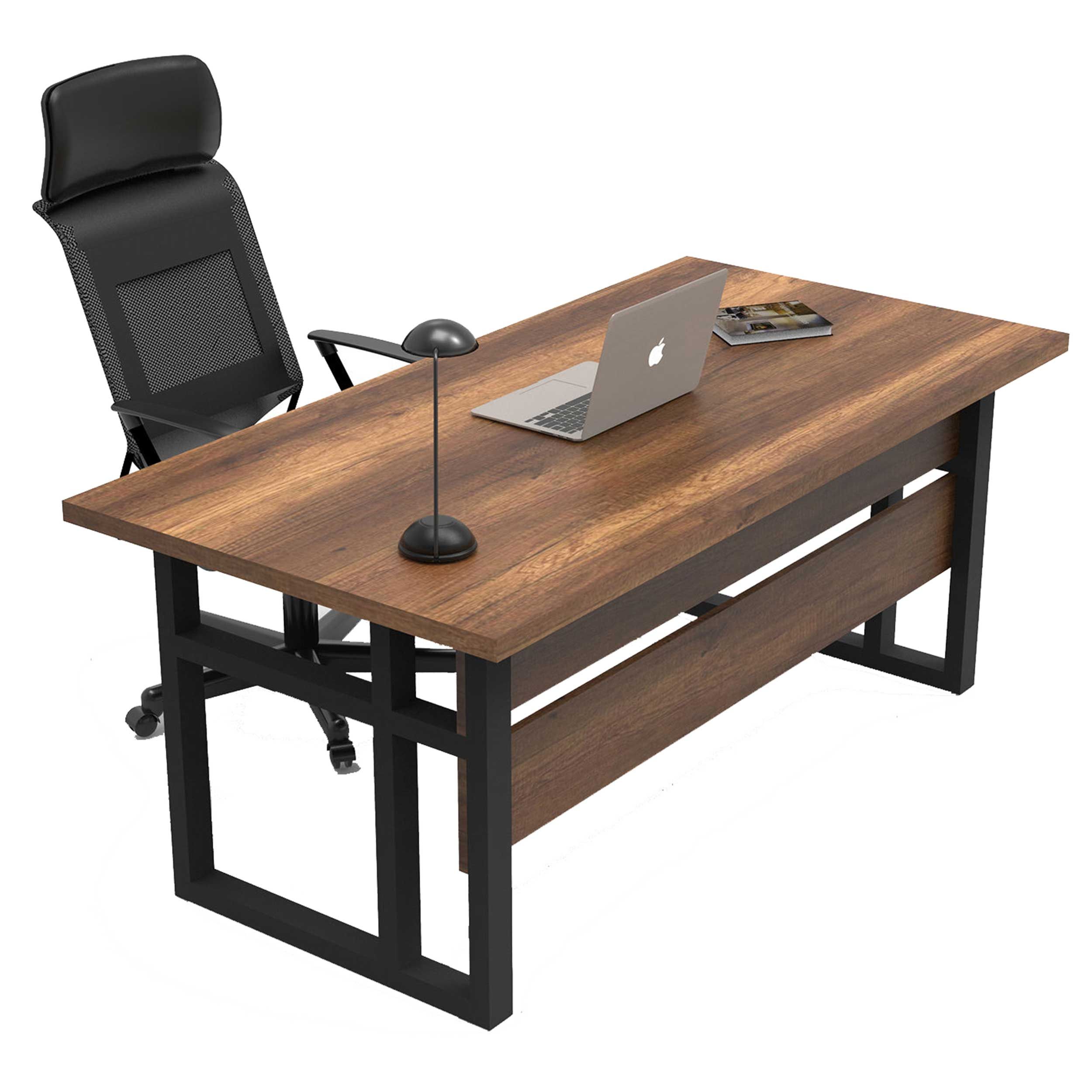 MN1 Bureau d'étude | 100 % MÉLAMINE | Noyer