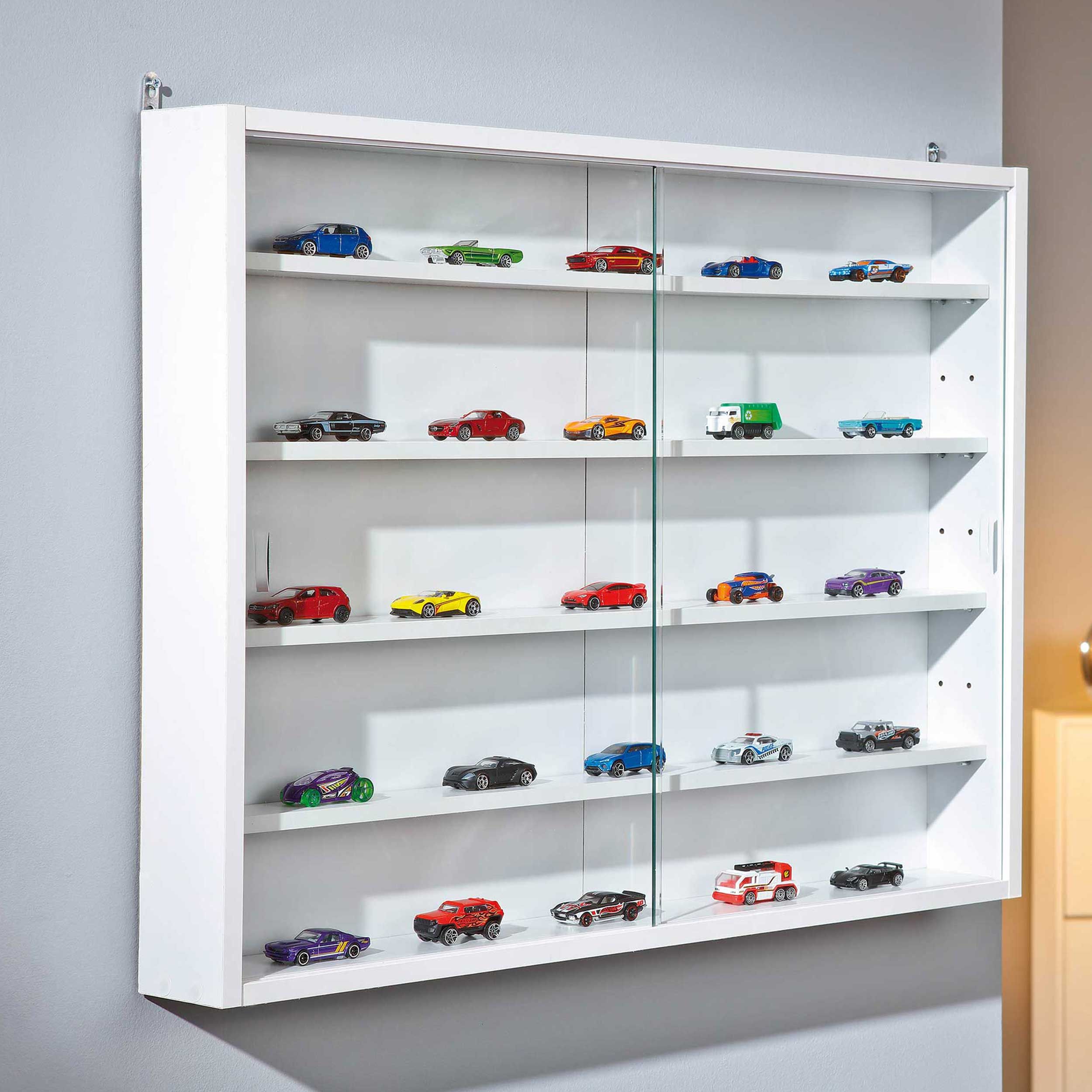 Vitrine suspendue Collecty - blanc