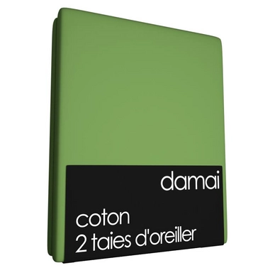 2 Taies d'Oreiller Damai Vert de Jade (Coton)