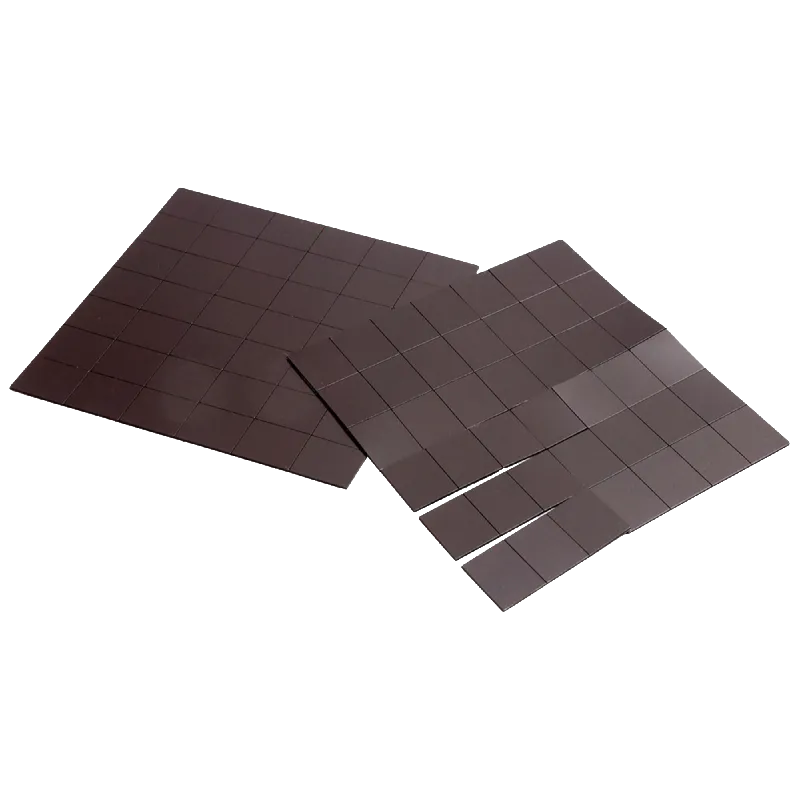 Aimant adhesif o'color 25x20mm coloris blanc et noir sachet 168 unites