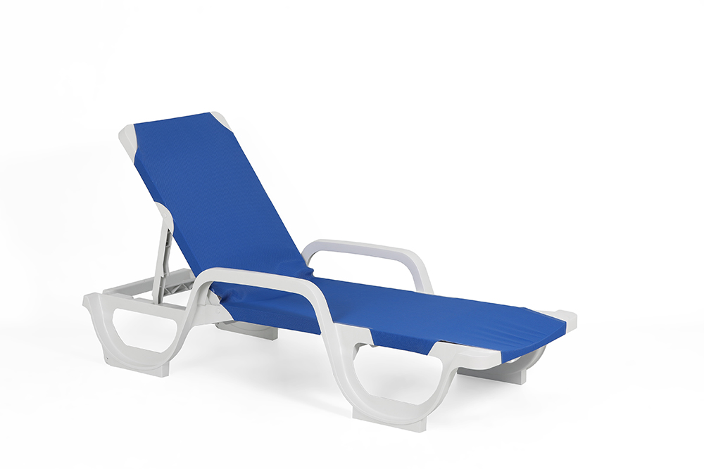 Bain de soleil bleu pour votre piscine - LENA BLEU