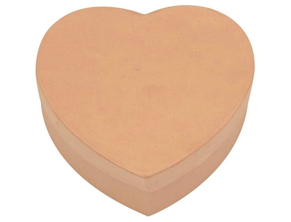 Boite o'color carton a decorer forme coeur 9x5cm lot 10 unites