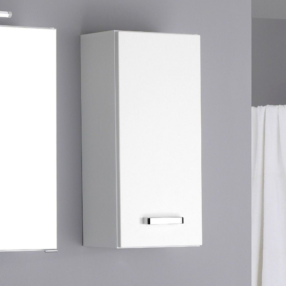 Armoire murale Bobbi 30cm 1 porte - blanc