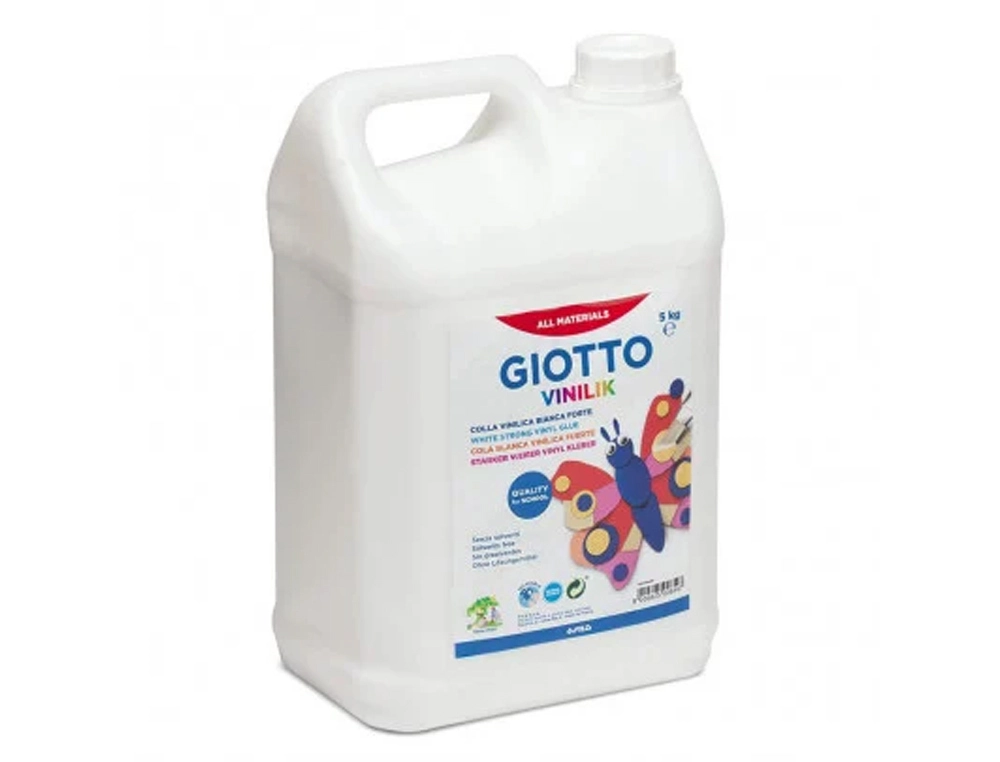 Colle vinilik blanche forte giotto sans solvant usage multi supports flacon 5kg