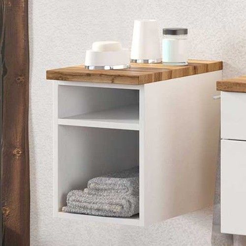 Placard mural Dasa 30cm avec 1 étagère - blanc