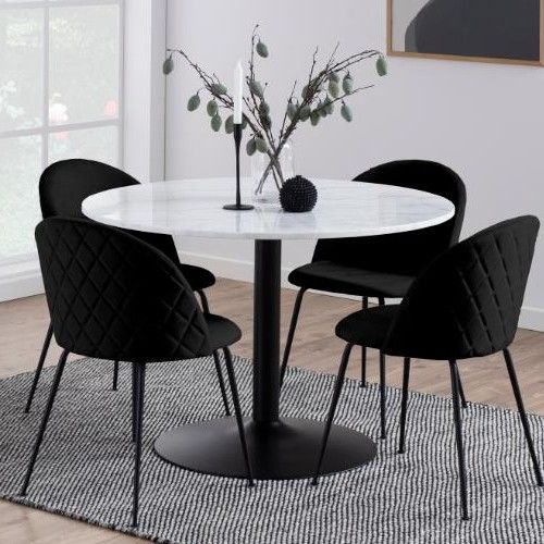Table à manger Tarro ø110cm - noir