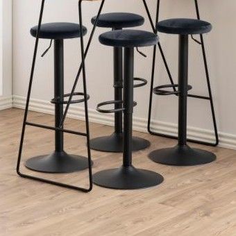 Tabouret de bar Finley - gris foncé