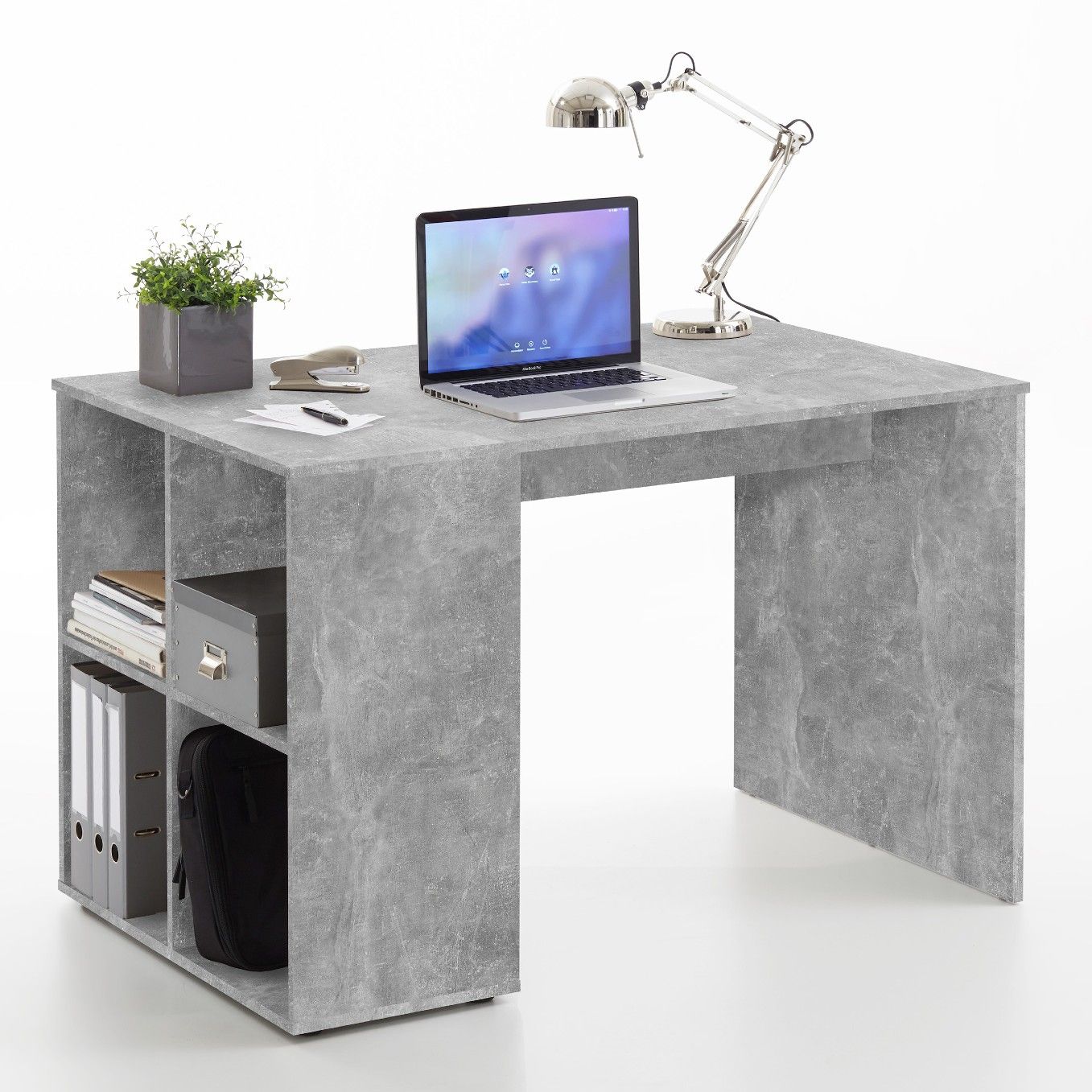 Bureau Henry 117cm - béton