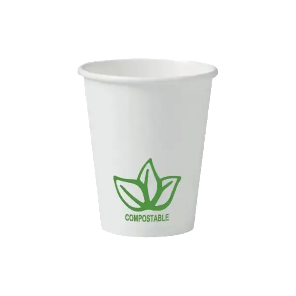 Gobelet en carton coldis biodegradable compostable de contenance 25cl paquet de 50