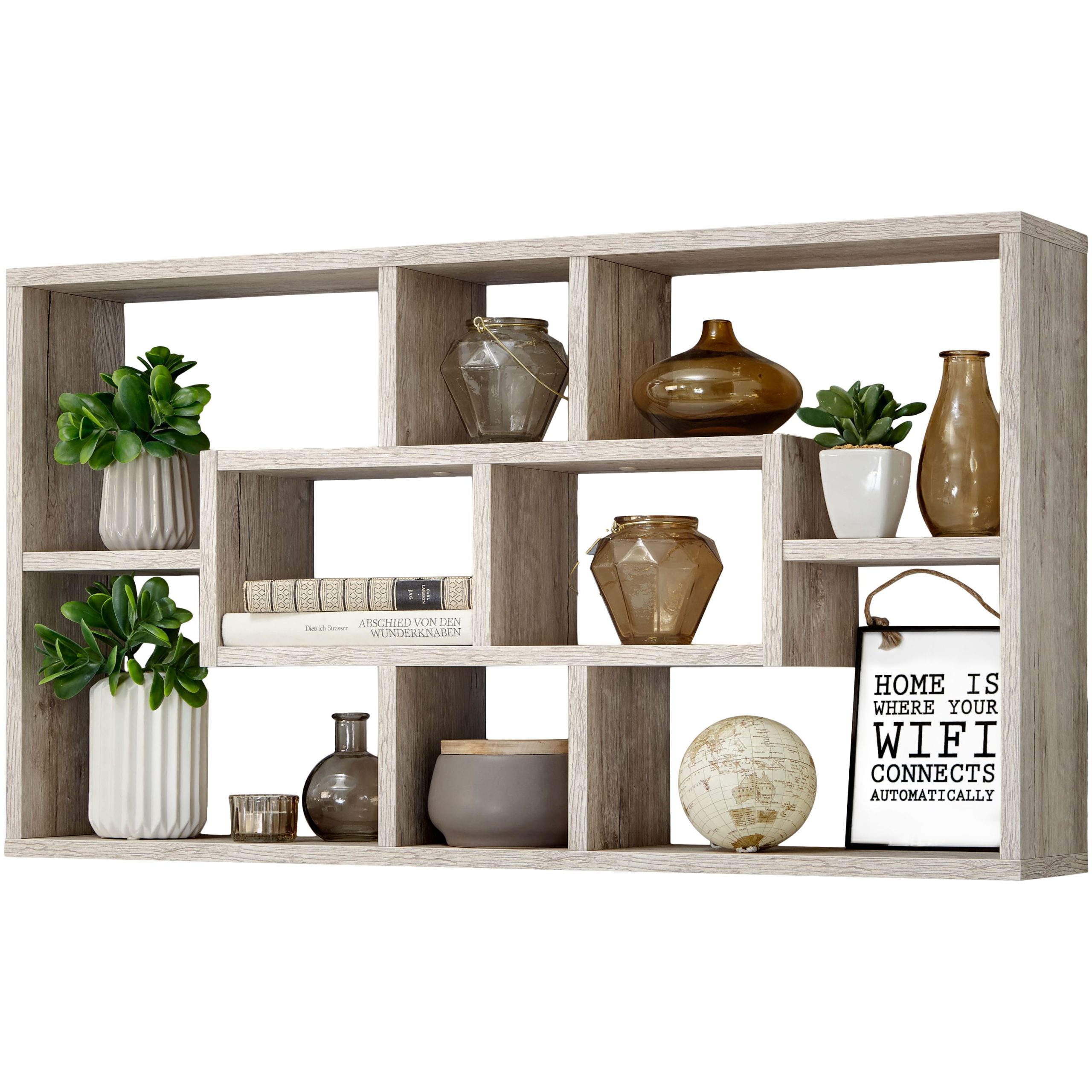 Étagère murale Lasse - chêne gris