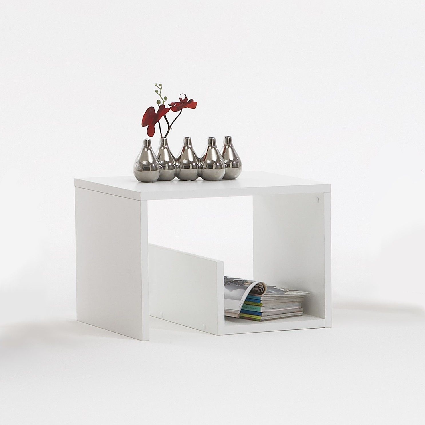 Table d'appoint Mike - blanc