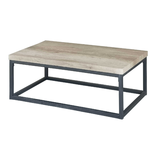 Table basse Hector 100cm - chêne sonoma/noir