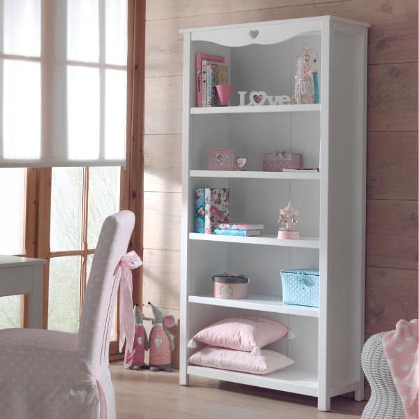 Bibliothèque Amori 90cm - blanc