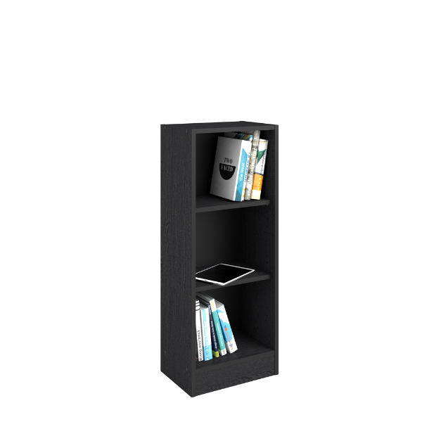 Bibliothèque Hobby 41 cm de longueur-2 étagères-noir
