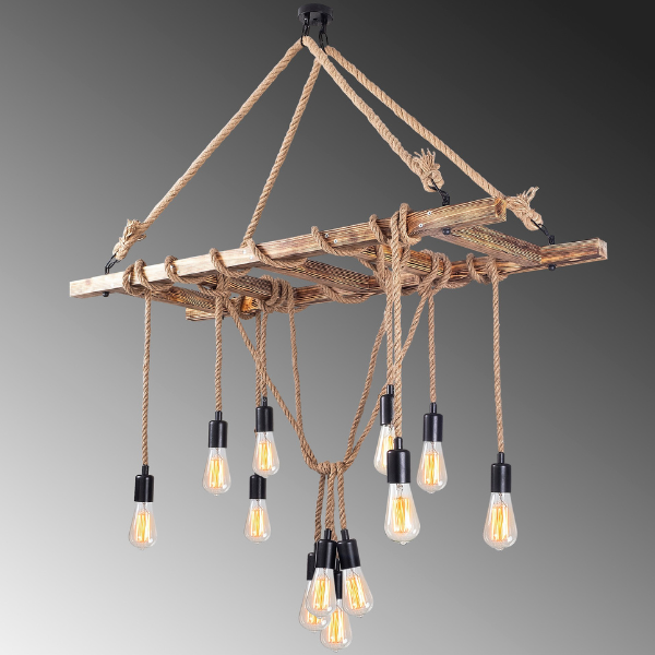 Lustre Lustro | Corps en Charme | 120x42cm | IP20 | Bois