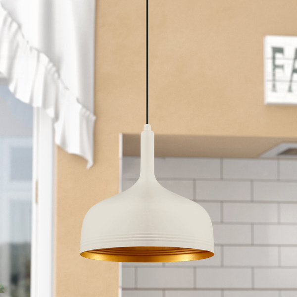 Lustre Sheen | Corps en métal | 30x30cm | IP20 | Blanc mat