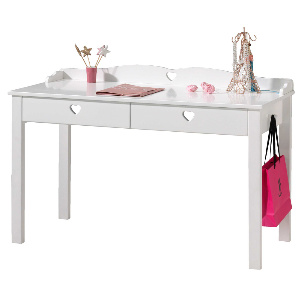 Bureau enfant Amori 130 cm - blanc