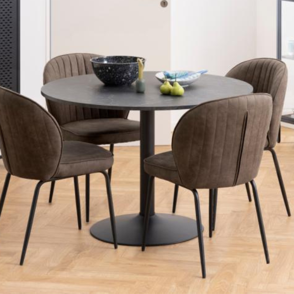 Table de salle à manger Ibiza Ø110 - noir