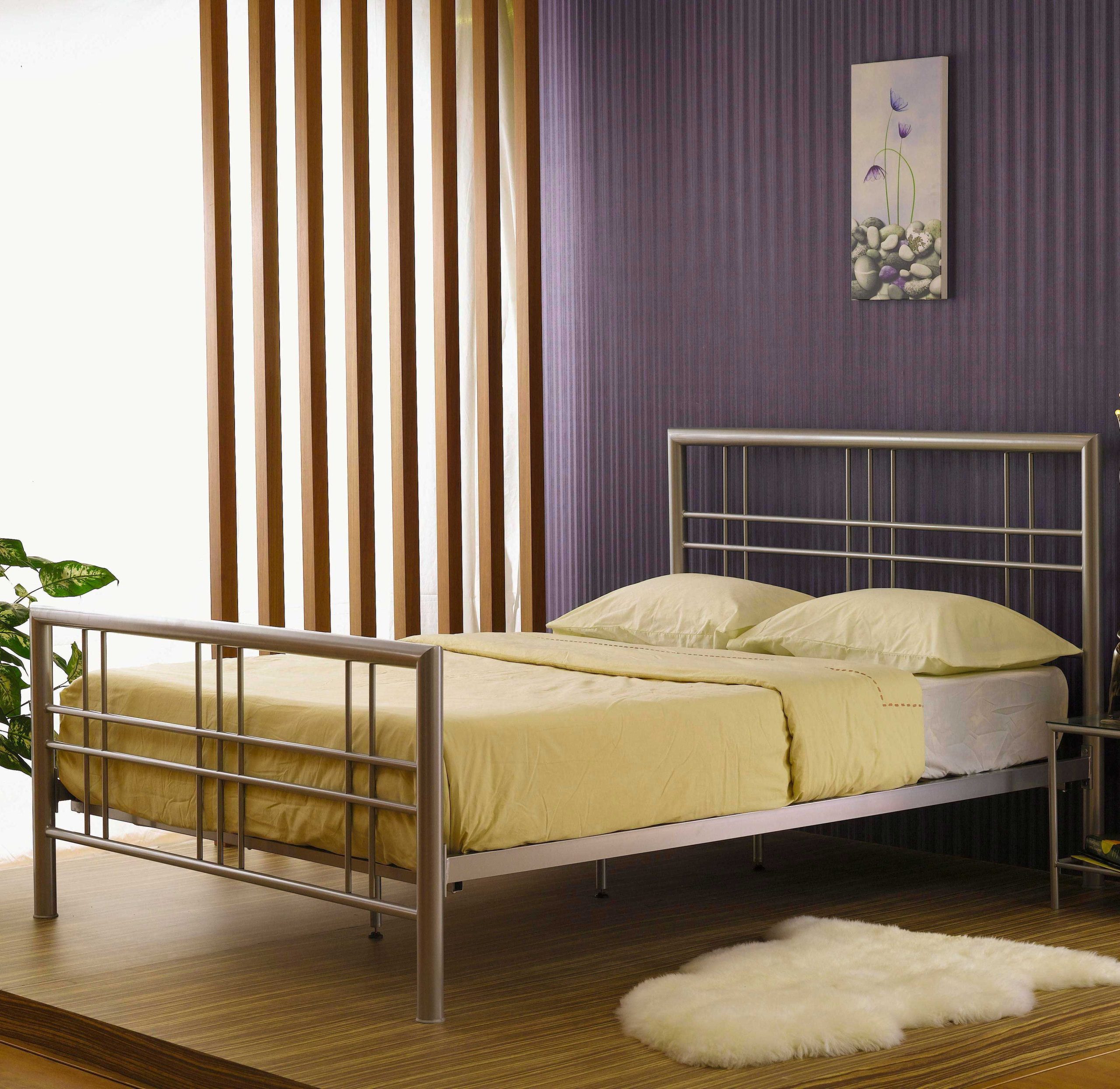 Lit double en métal Pato 140x200