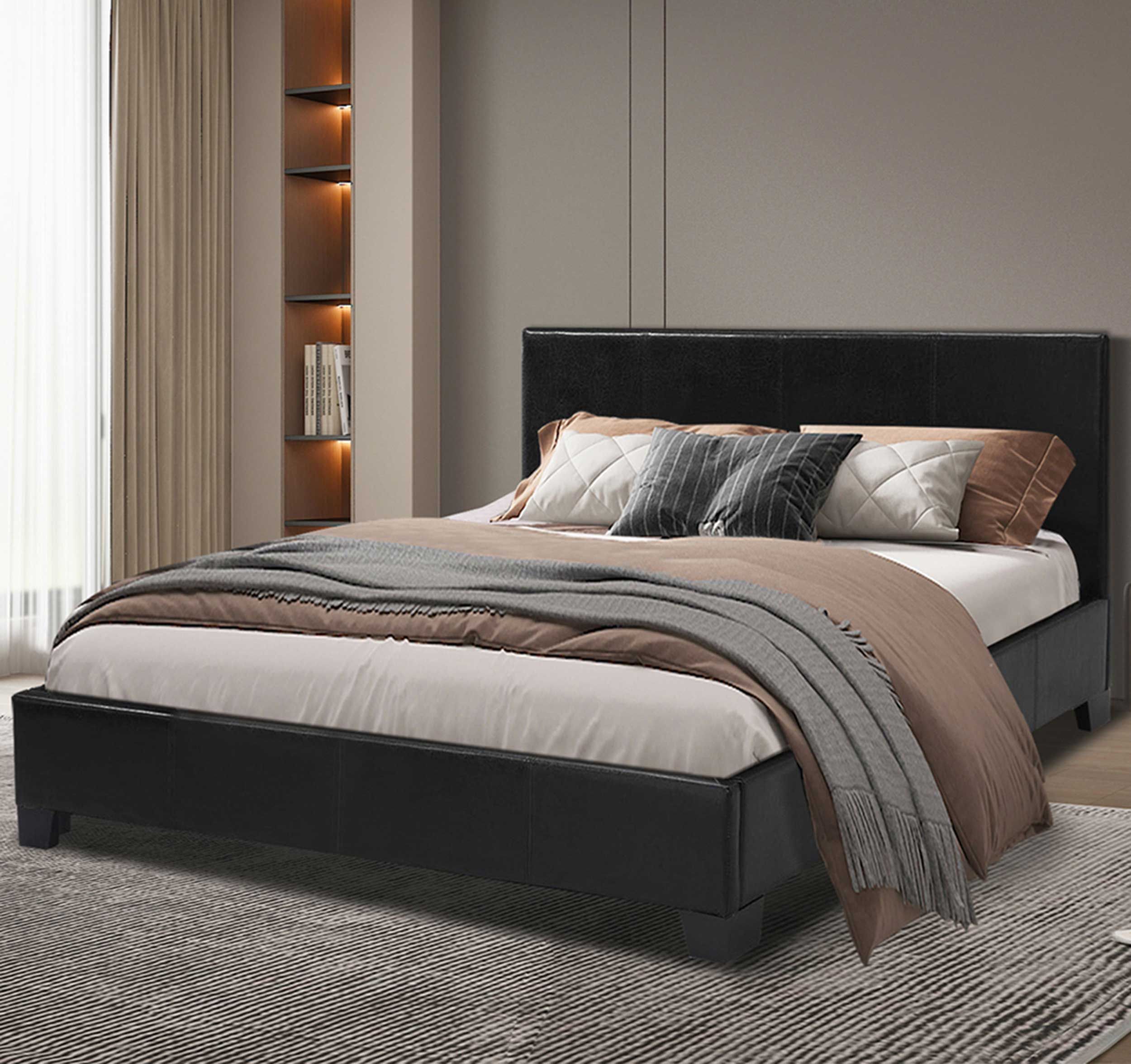 Lit double Miro 140x200 - noir