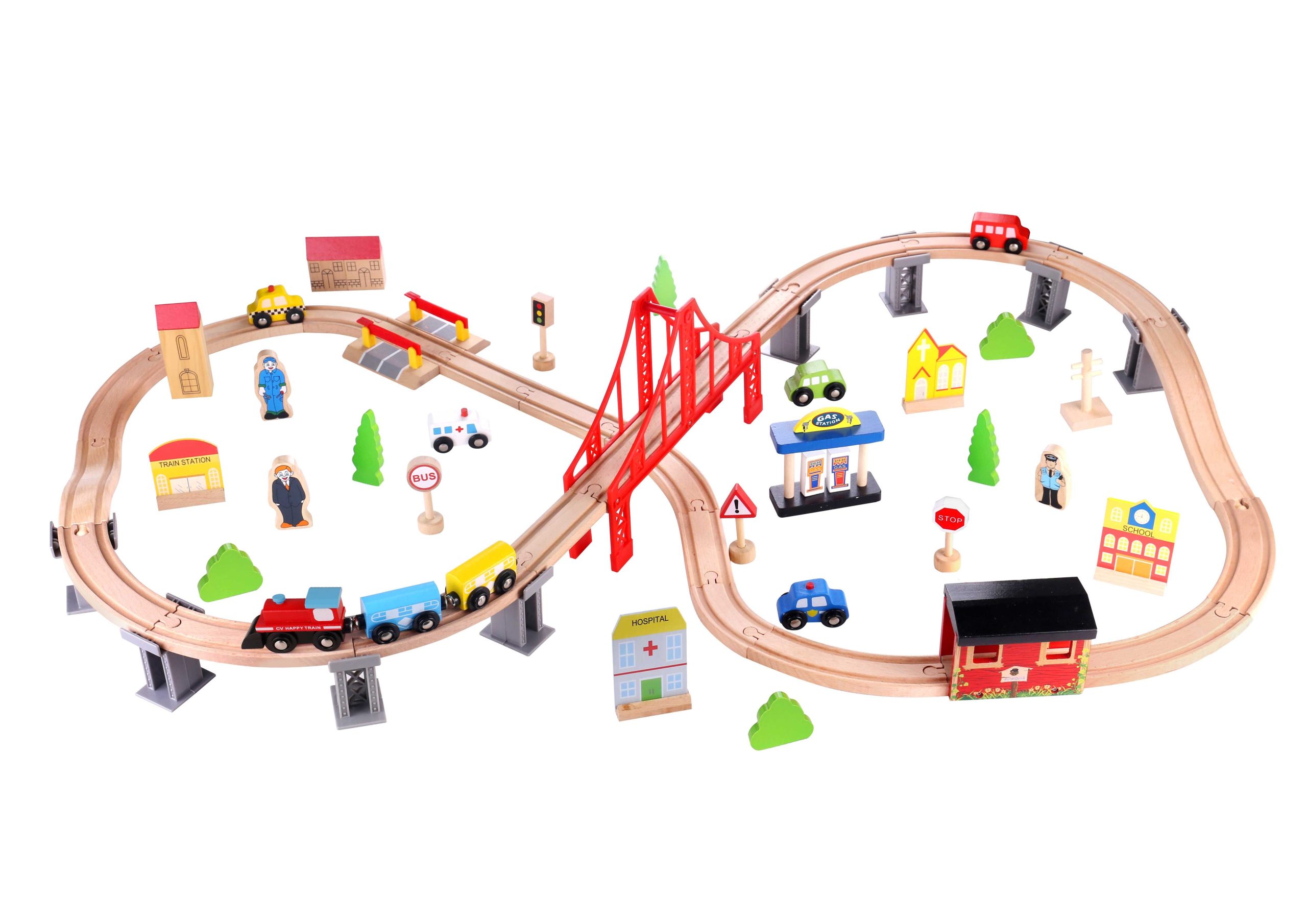 Set de Trein - 70pcs