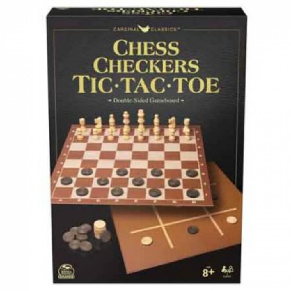 Classic Games Chess Chess & Tic Tac Toe