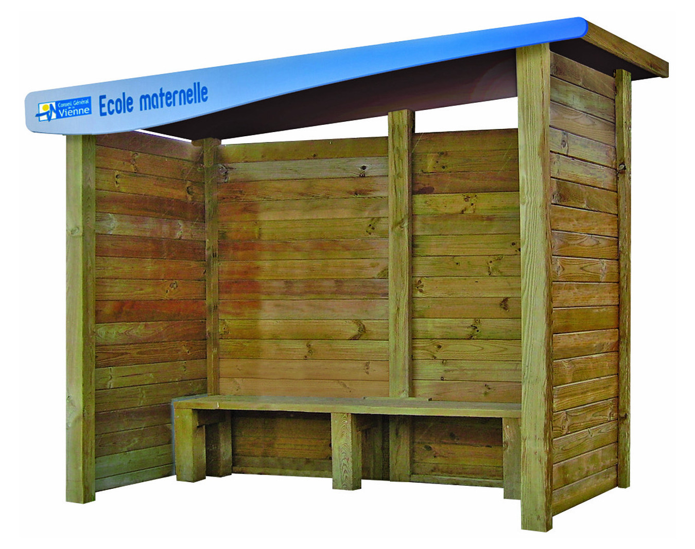 Abri bus bois Évolution