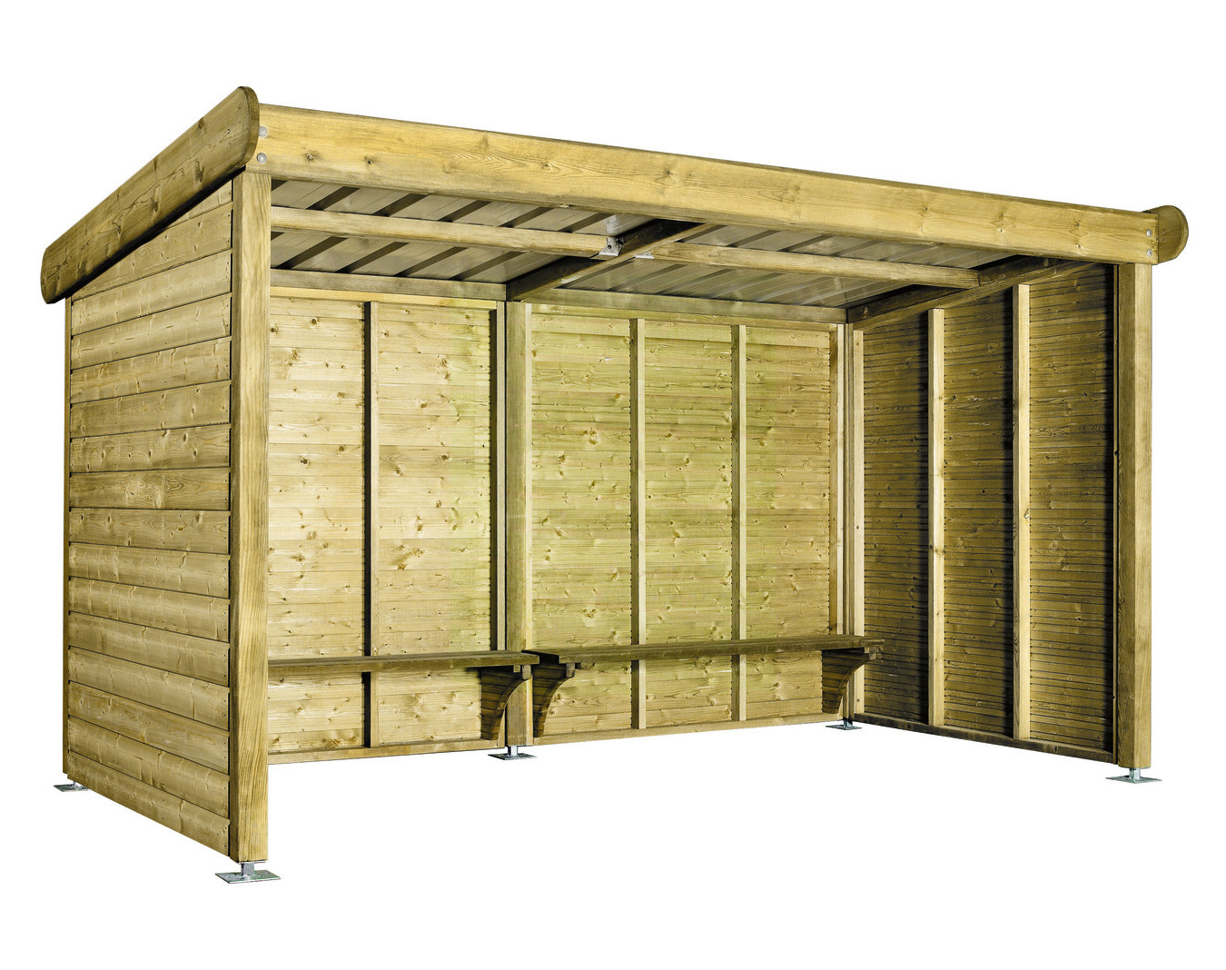 Abri bus bois Malouins