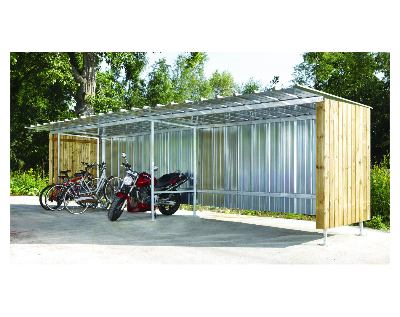 Abri cycle toit plat Alabama