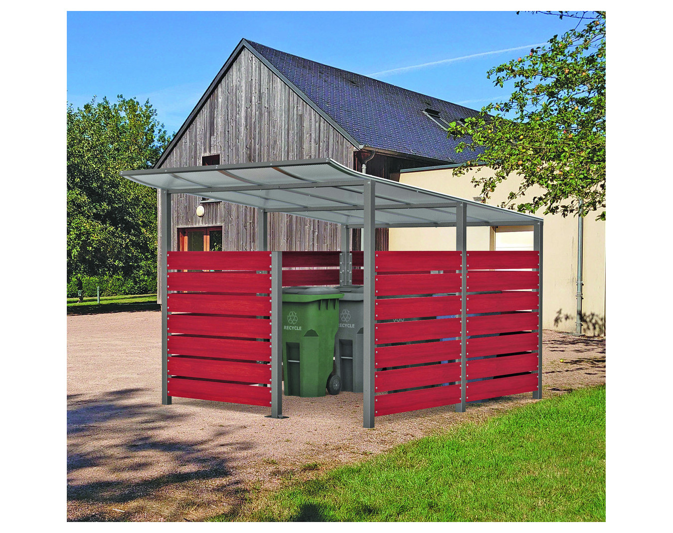 Abri pour conteneur Modulo