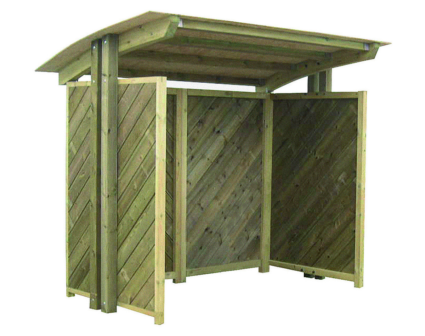 Abri voyageurs bois Marne