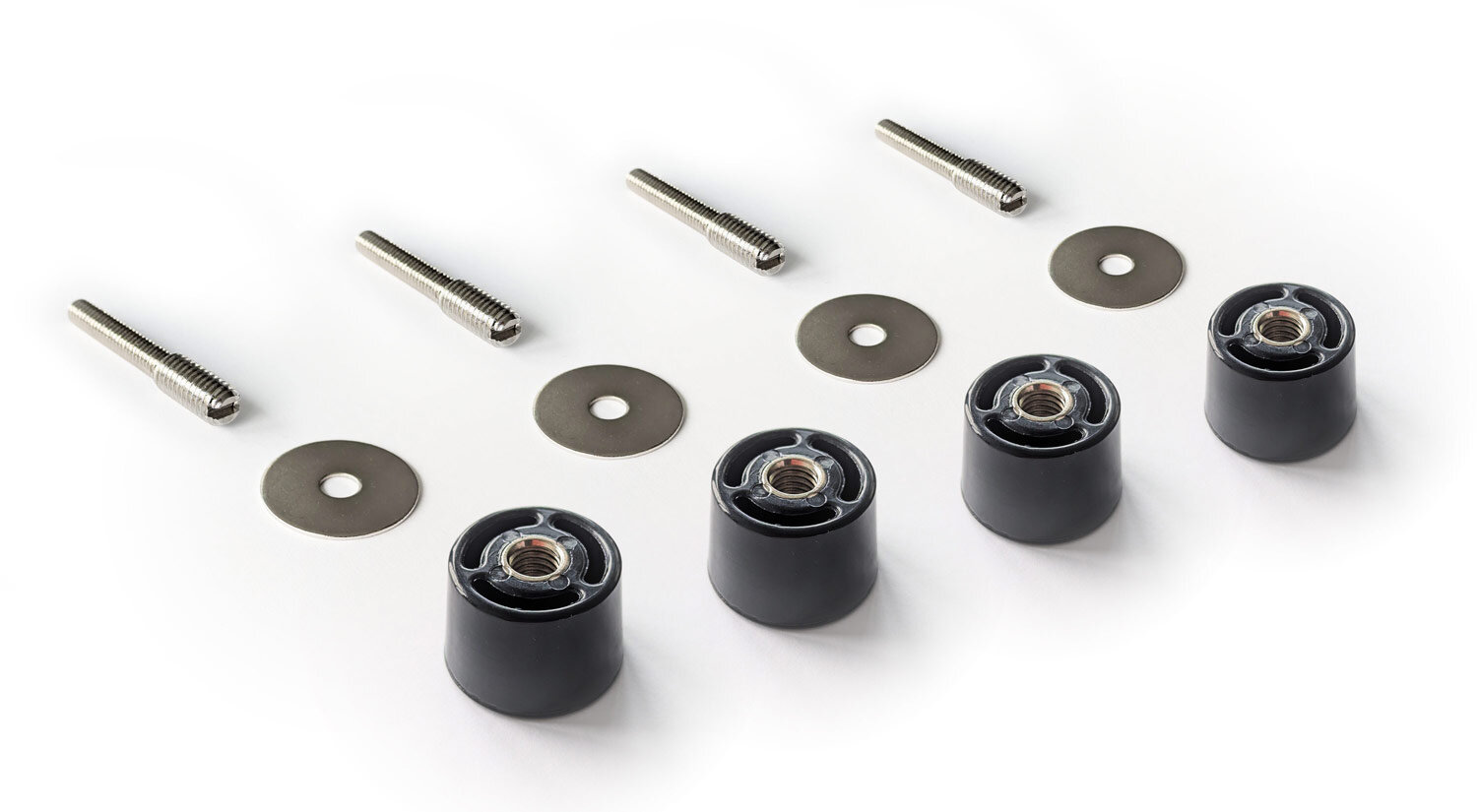 AIKO Pieds réglables - 4 pcs | noir