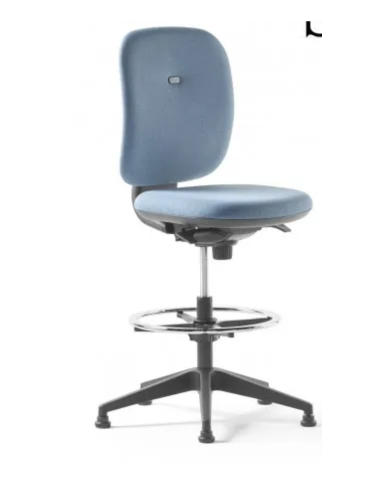 Alaia T|Fauteuil de bureau moyen dossier lift assis-debout avec repose-pied |Sokoa