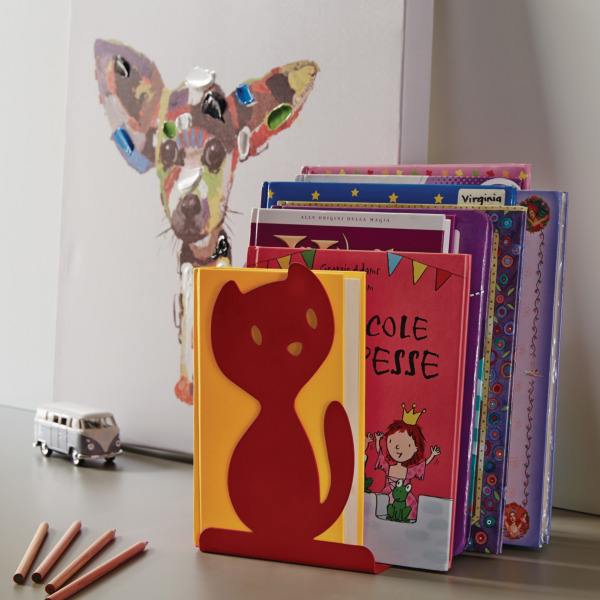 Alessi Vigo support de livres - rouge