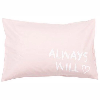 Coussin Décoratif VT Wonen Balou Rose/ Blanc Coton- 40 x 60 cm