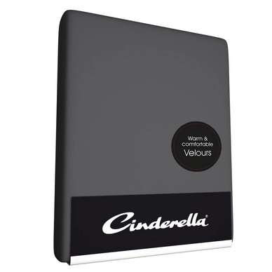 Drap-housse Cinderella Anthracite (Velours)
