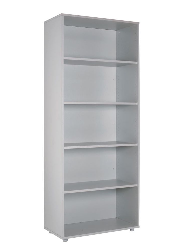 Armoire mélamine haute - 4 tablettes - H.197,3 x L.80 cm