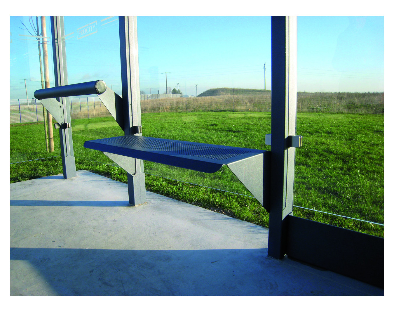 Assise pour abri bus Conviviale®