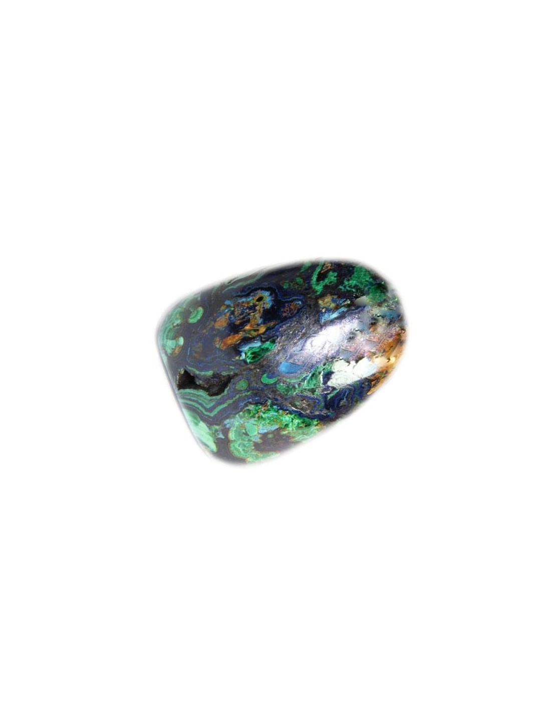 Azurite malachite en Pierre roulée 3/4 cm - Harmonisez votre énergie et favorisez la guérison intérieure