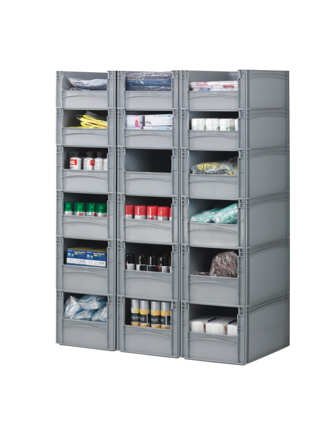 Bac gerbable demi-ouverture norme Europe