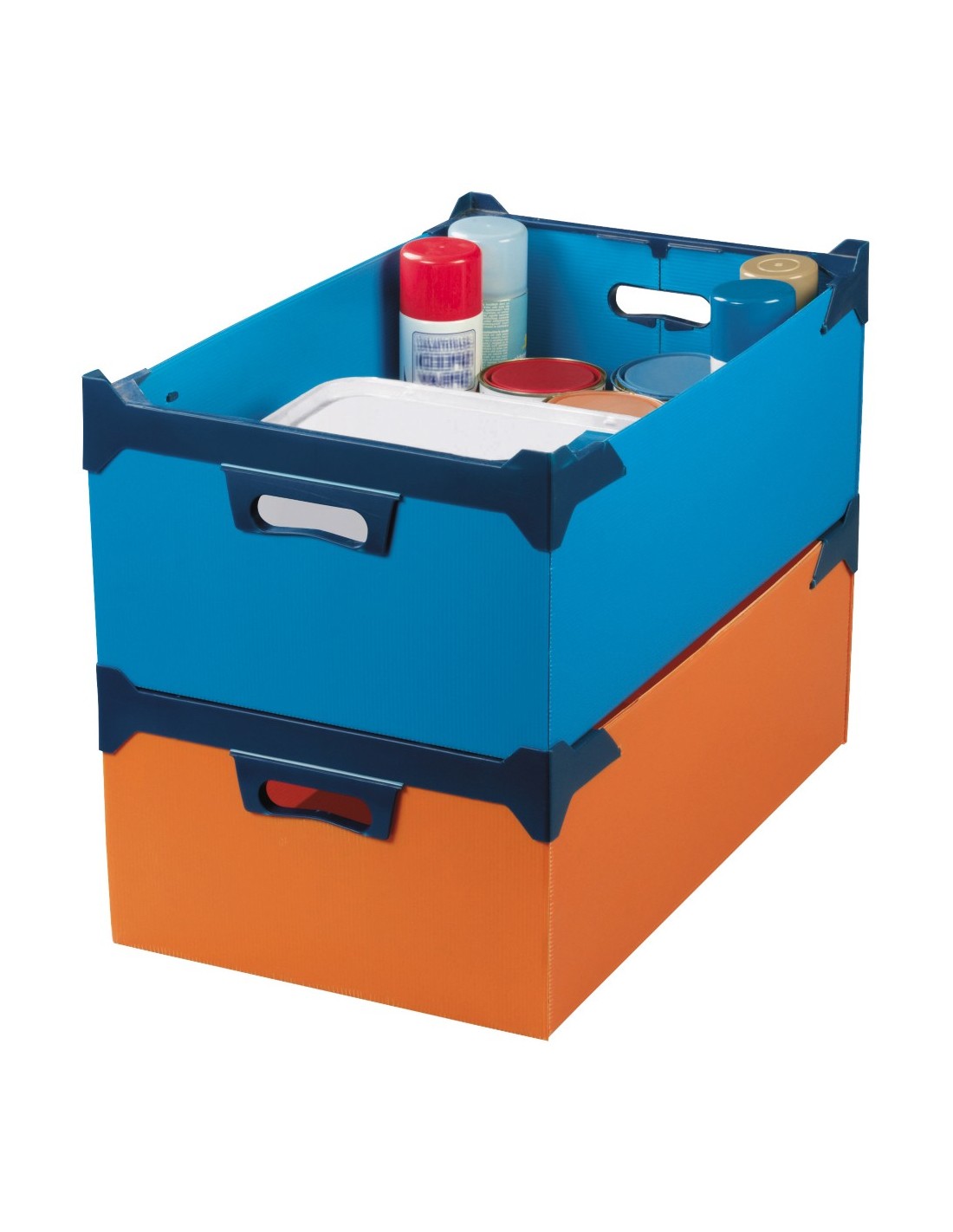 Bac polypropylène alvéolaire gerbable