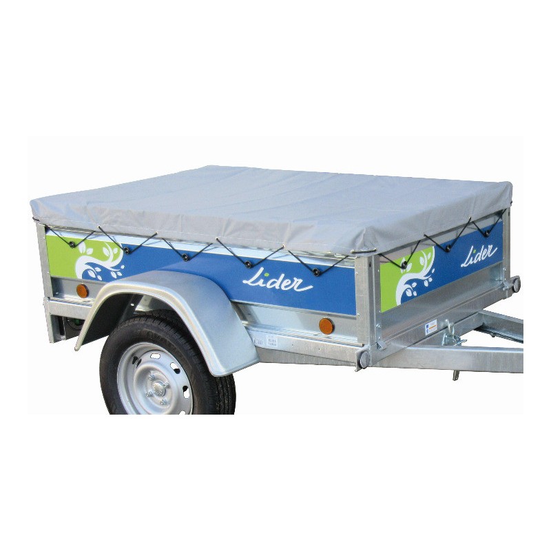 Bâche plate 11664 pour remorque SARAGOS / 177 x 128 cm - LIDER