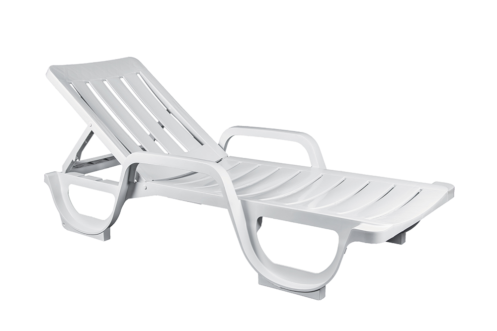 Bain de soleil blanc - 100% Polypropylène - MALIBU