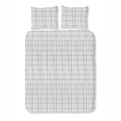 Parure de Lit Satin D'or Bamboo Gris Satin