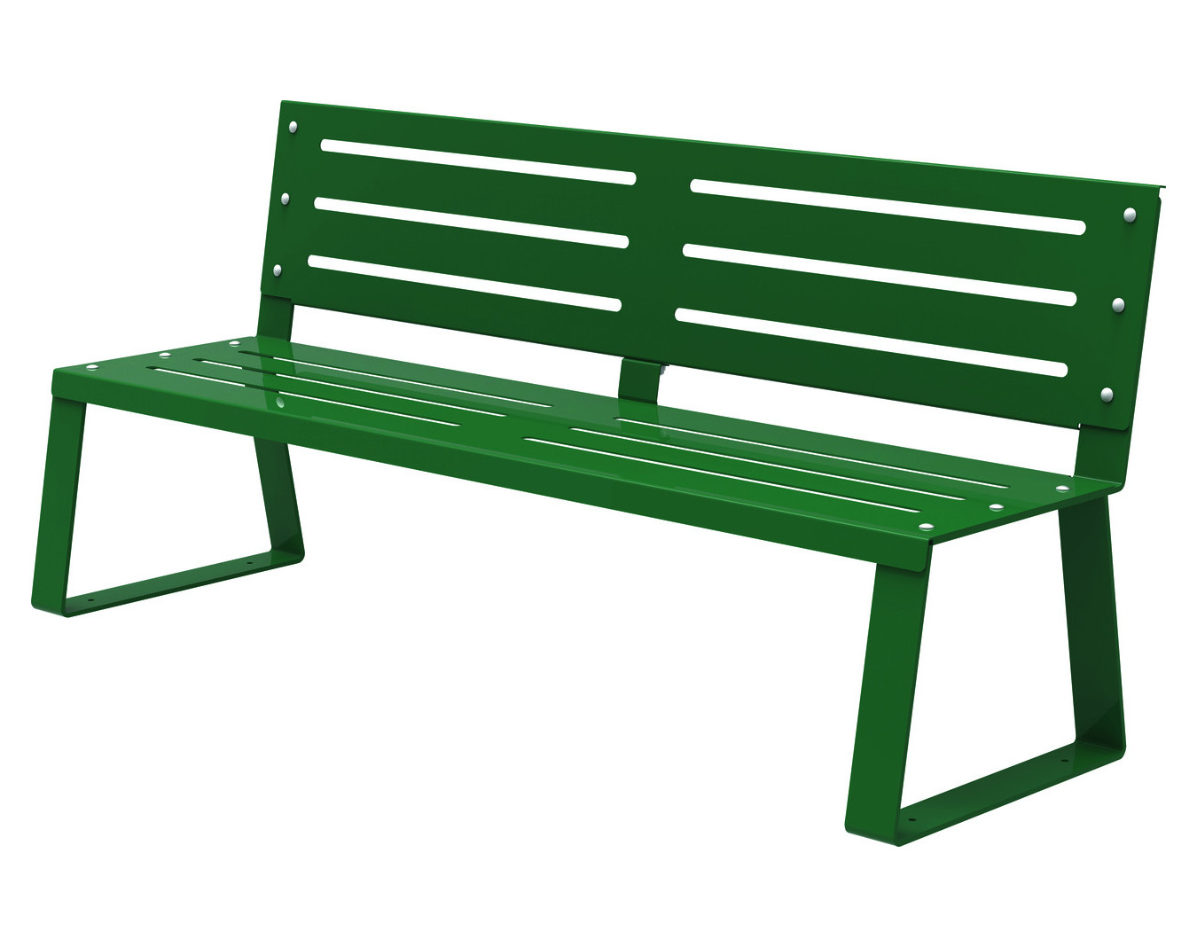 Banc et banquette publics Ballade métal