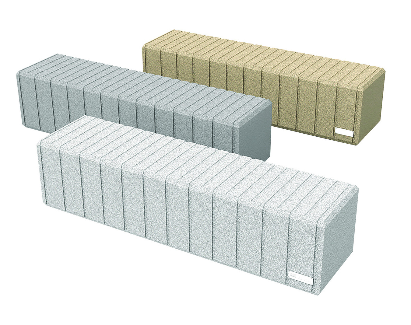 Banquette extérieure polyéthylène Héba