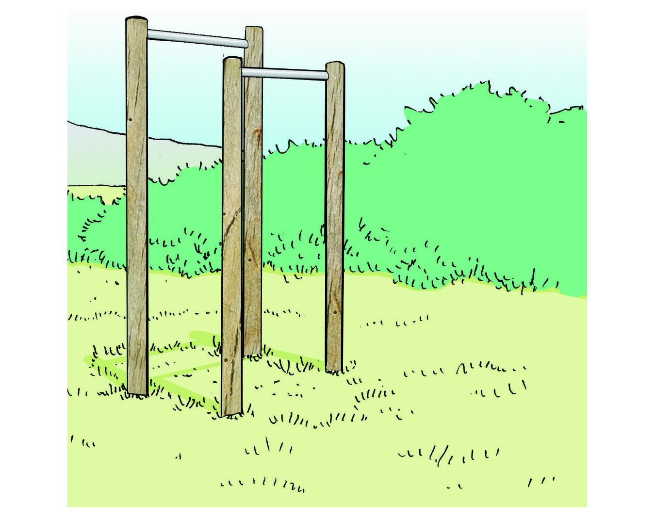 Barres asymétriques - Parcours sportif