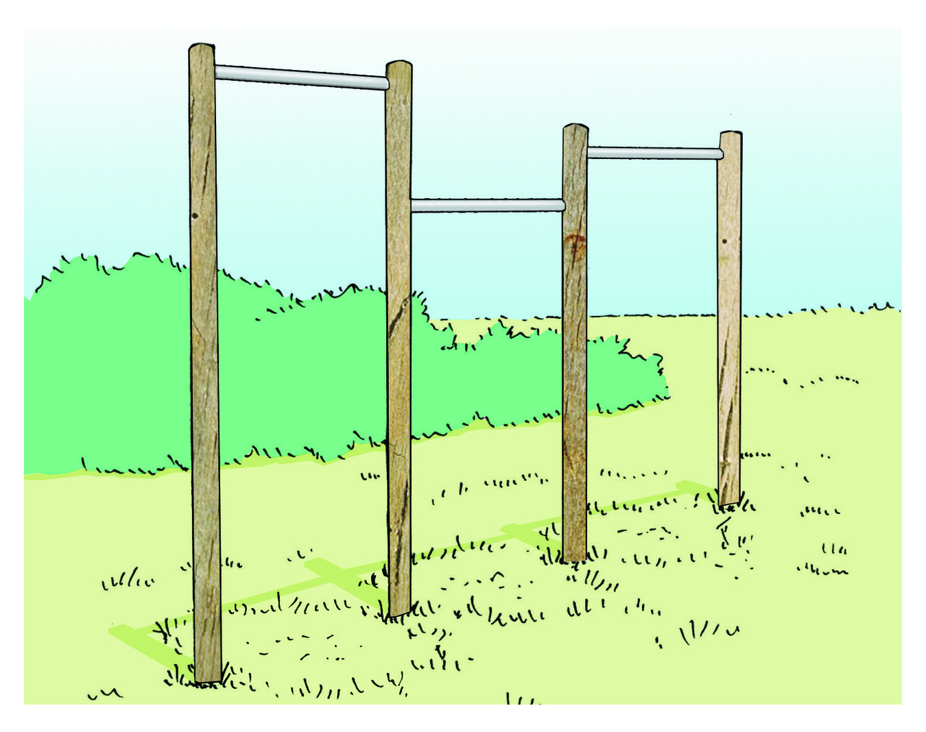 Barres fixes - Parcours sportif