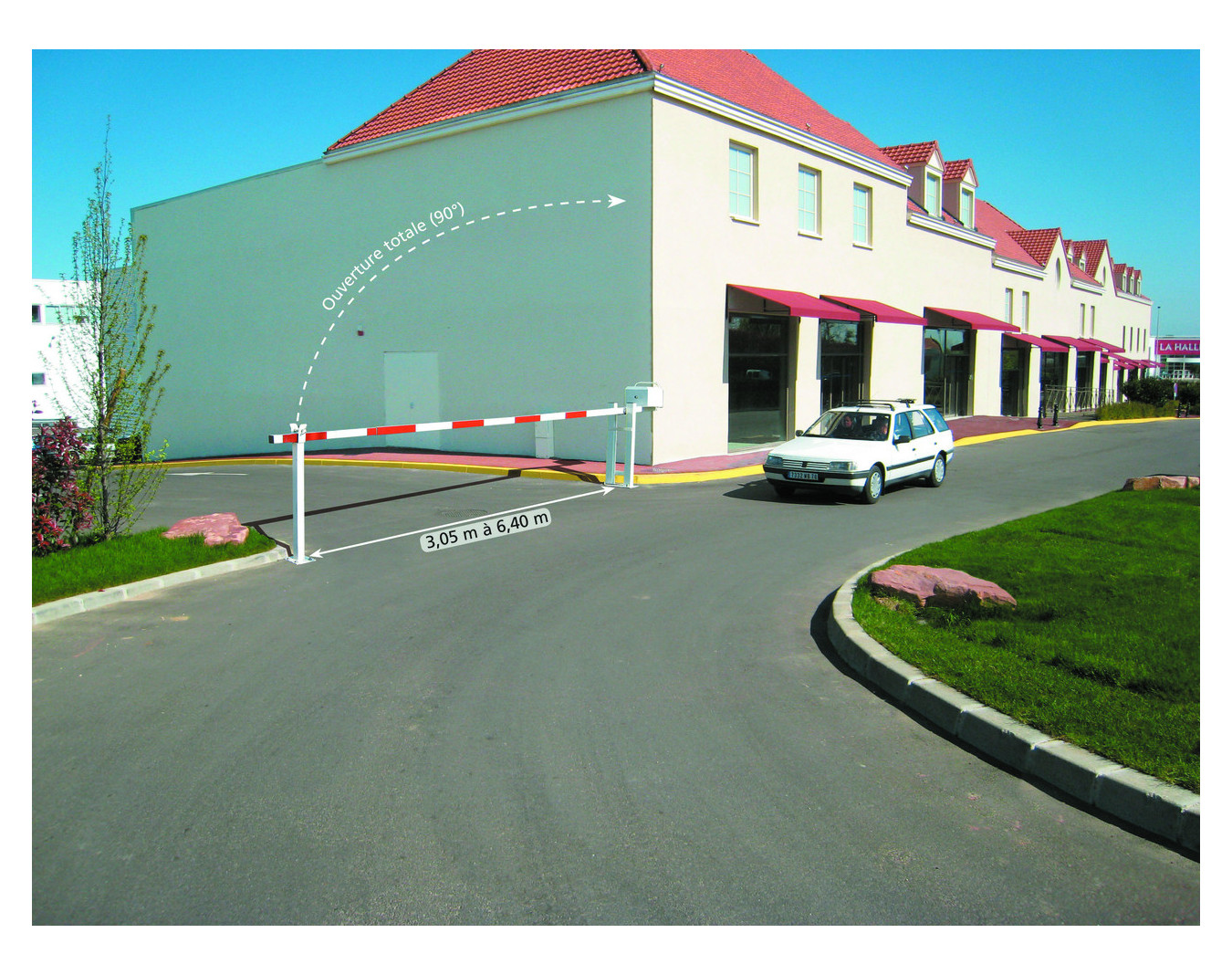 Barrière levante Universelle aluminium